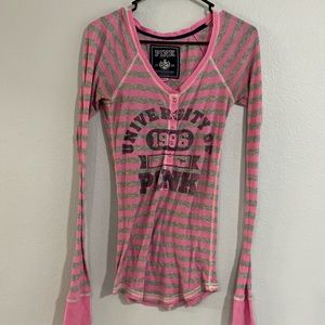 Long sleeve shirt but PINK Victoria’s Secret